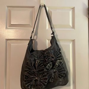 Gray Hobo shoulder bag